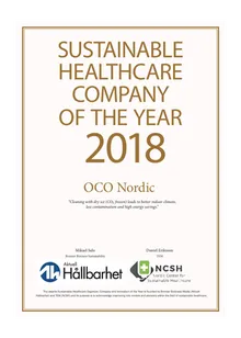 Diplom: Sustainable Healthcare Company of the Year 2018