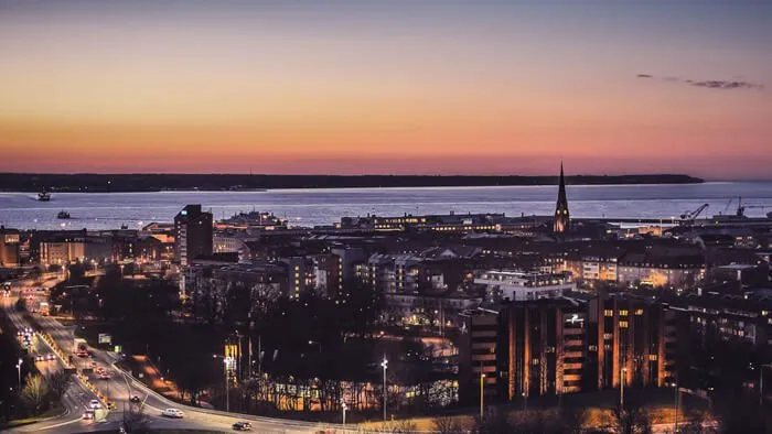 Vy över Helsingborg